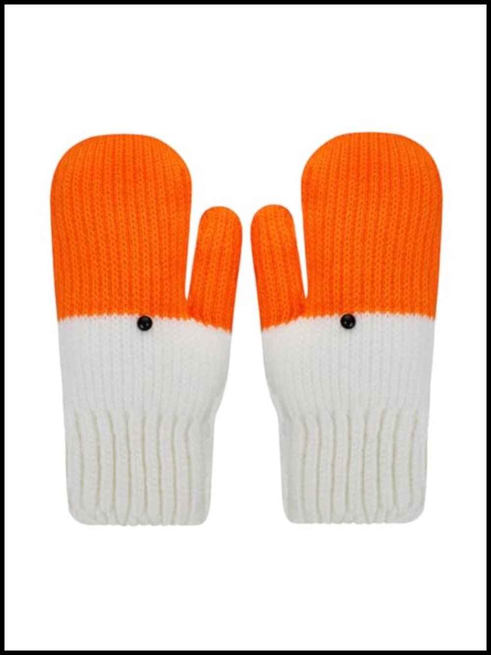 Knitted Winter Gloves Thick Fleece Lined Full Finger Unisex Adult